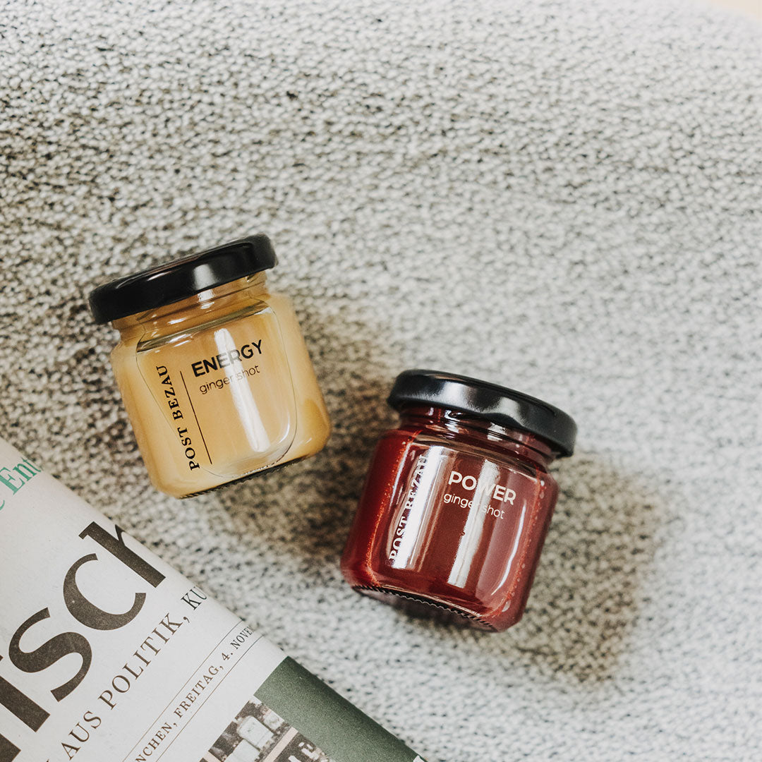 POST BEZAU JUICE Ginger Shot Energy mit Ginger Shot Power