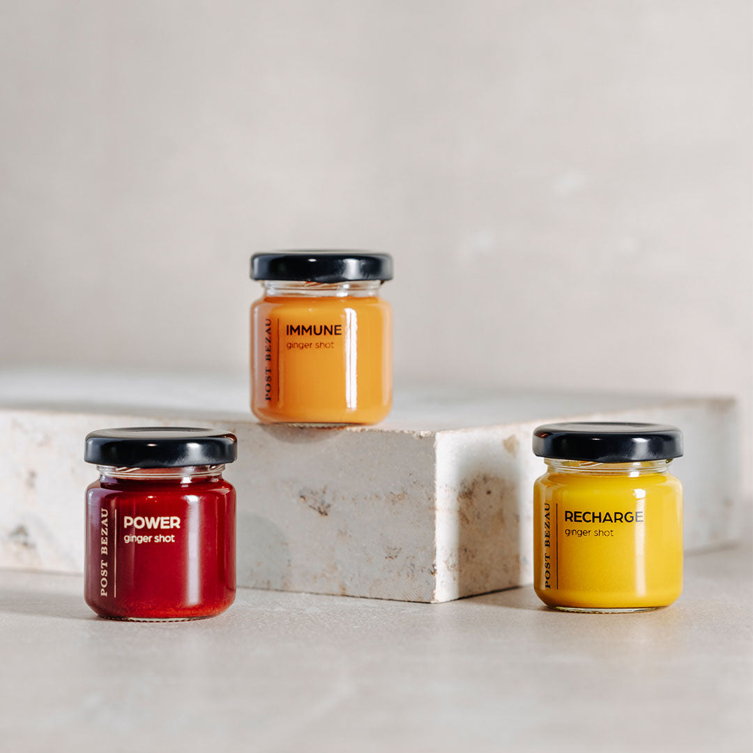 POST BEZAU JUICE Home Office Package Ginger Shots