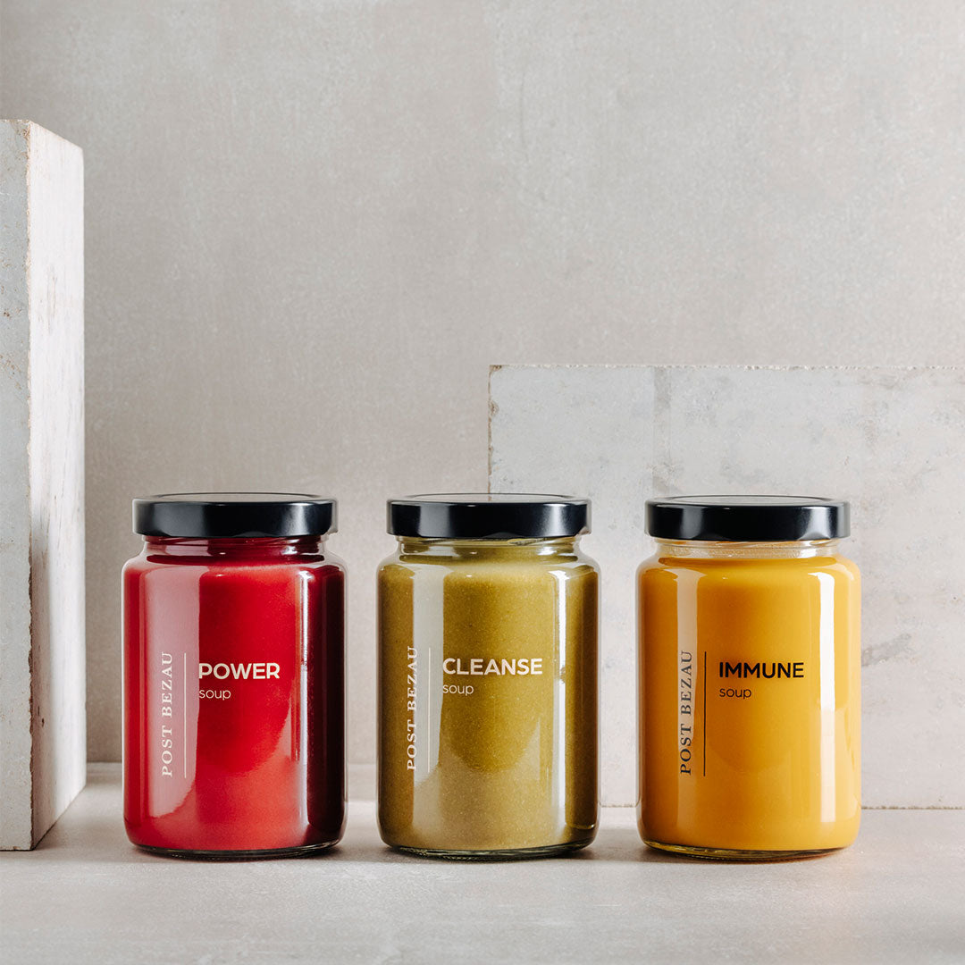 POST BEZAU JUICE Home Office Package Soups